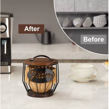 Gambar produk WORMER Tempat Kertas Filter Kopi Coffee Capsule Storage Holder - C150