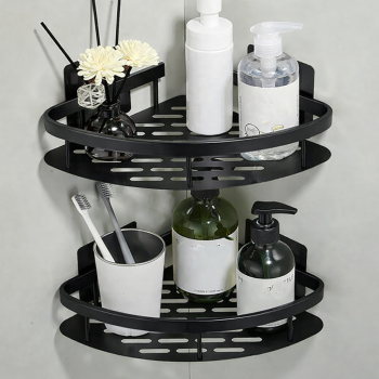 ETomey Rak Gantung Kamar Mandi Bathroom Organizer Double Layer - ET35