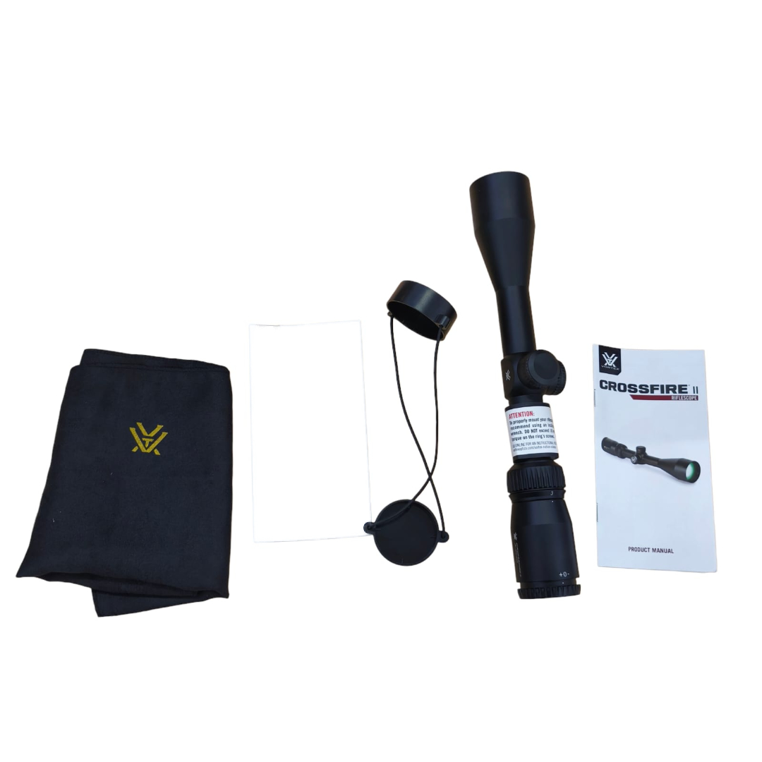 Vortex Crossfire II Rifle Tactical Scope Hunt Crosshair V-Plex 3-9x40 - CF2-31005 Gambar produk Vortex Crossfire II Rifle Tactical Scope Hunt Crosshair V-Plex 3-9x40 - CF2-31005