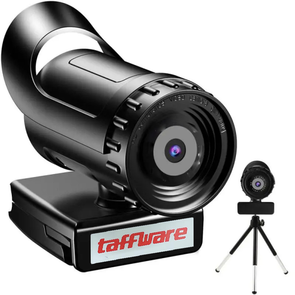 Taffware Webcam Desktop PC Laptop Rotatable 4K with Microphone - EL380 Gambar produk Taffware Webcam Desktop PC Laptop Rotatable 4K with Microphone - EL380