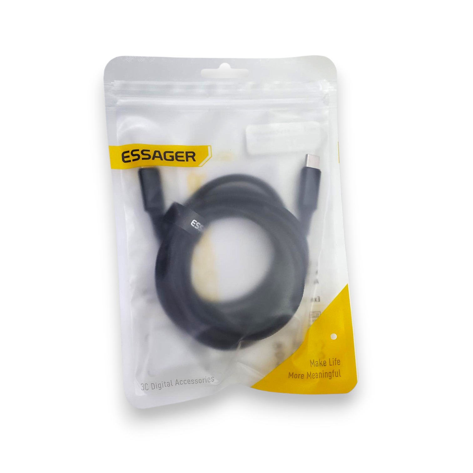Gambar produk ESSAGER Kabel Data USB Type C to Type C PD Fast Charging 240W 2M - EXCTT3-JJA01