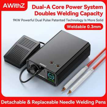 AWithZ Mesin Las Pulse Spot Welding Machine 0.3mm 9000W 5000mAh - UK1