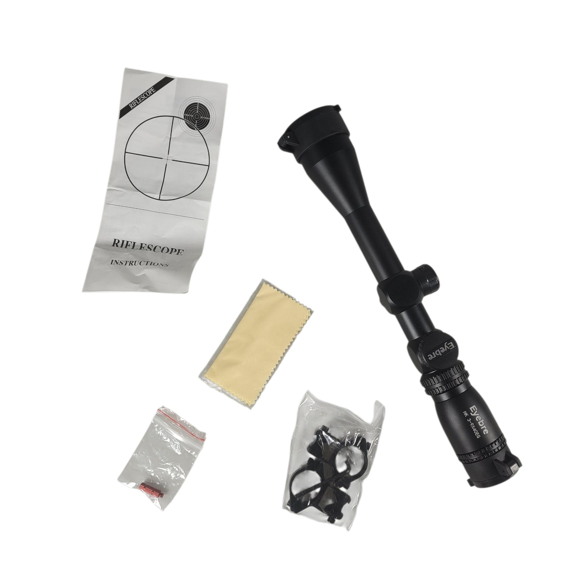 Eyebre Teropong Outdoor Scope Zoom Adjustable Reticle LED 3-9X 40mm - HK3-9X40E Gambar produk Eyebre Teropong Outdoor Scope Zoom Adjustable Reticle LED 3-9X 40mm - HK3-9X40E