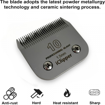 iClipper Mata Pisau Cukur Hewan Pet Clipper Blade High Carbon Steel - A5