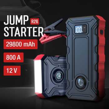 Gambar produk ZUIDID Power Bank Car Jump Starter 12V 29800mAh 2 USB Port with LED - R26