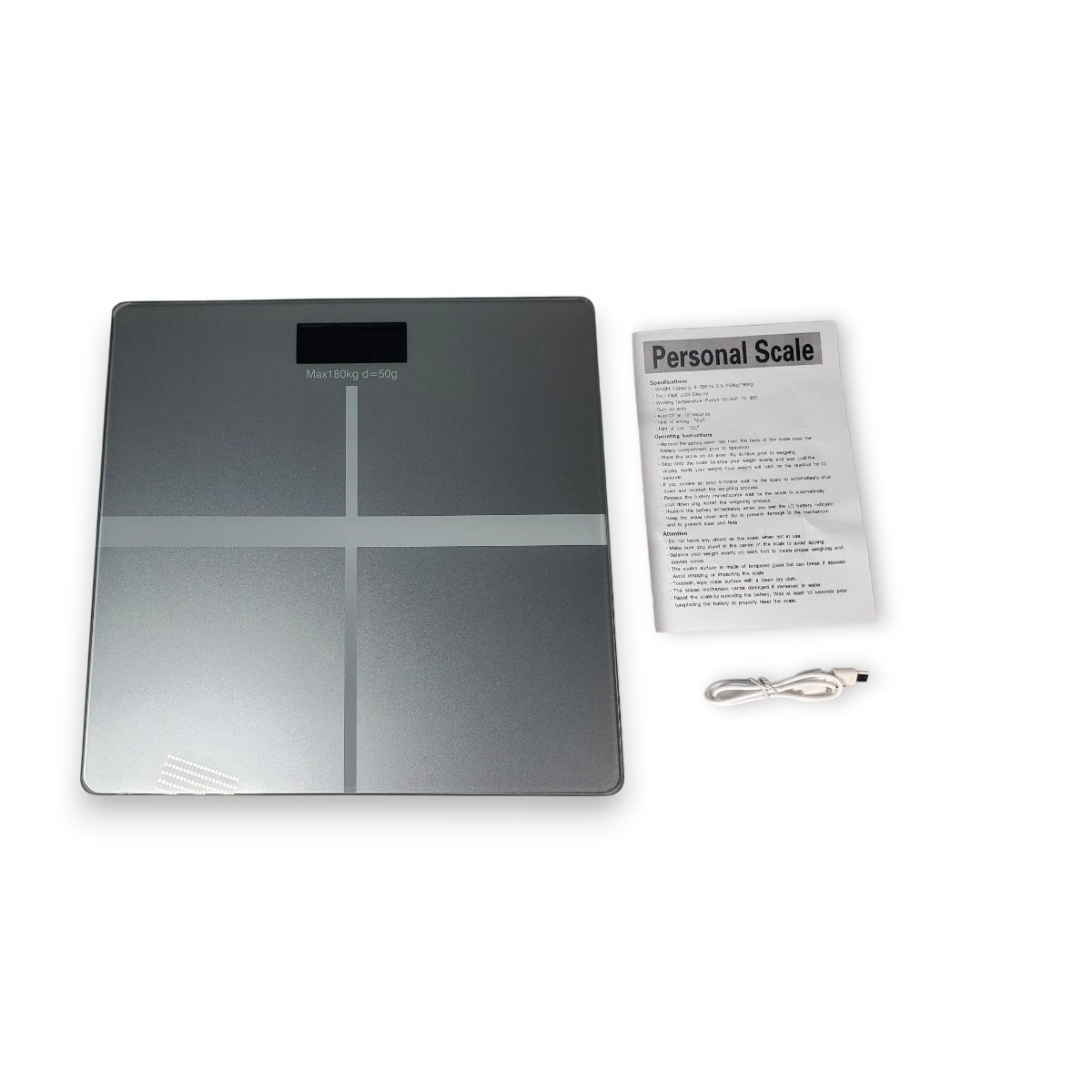 LIFEHOOD Timbangan Badan Digital Scale LED Display 180kg Charging - SC-08 Gambar produk LIFEHOOD Timbangan Badan Digital Scale LED Display 180kg Charging - SC-08