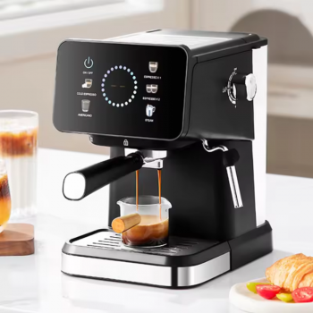 Trieste Mesin Kopi Espresso Coffee Maker Frothing 20 Bar 1050W - CM3171
