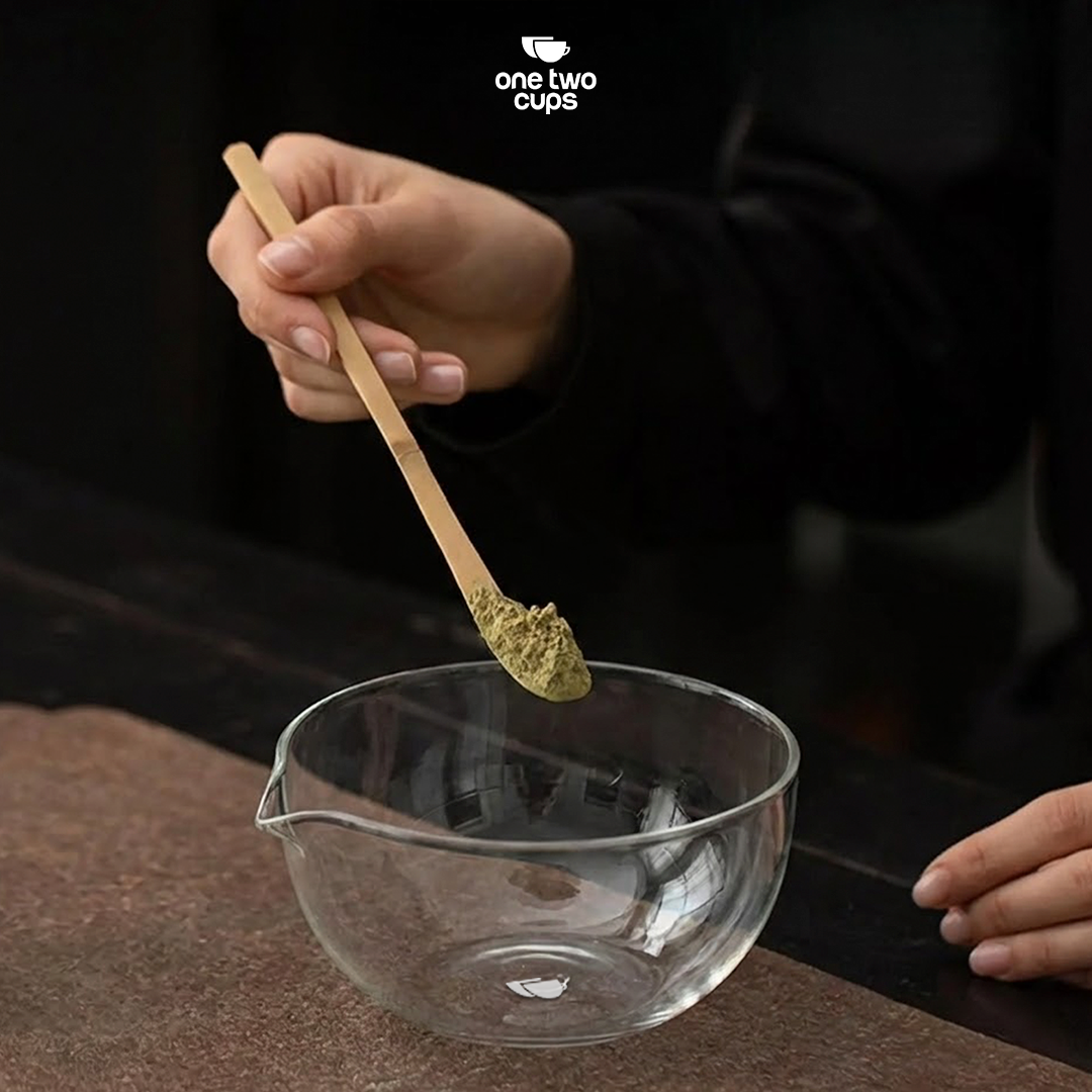 One Two Cups Mangkuk Teh Chawan Kaca Transparent Japanese Matcha Bowl 350ml - CO7 Gambar produk One Two Cups Mangkuk Teh Chawan Kaca Transparent Japanese Matcha Bowl 350ml - CO7