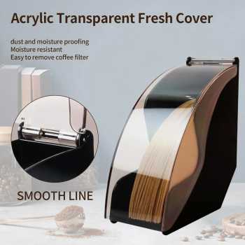 Gambar produk Zlish Tempat Filter Kertas Kopi Filter Paper Coffee Holder Acrylic - ZJ020