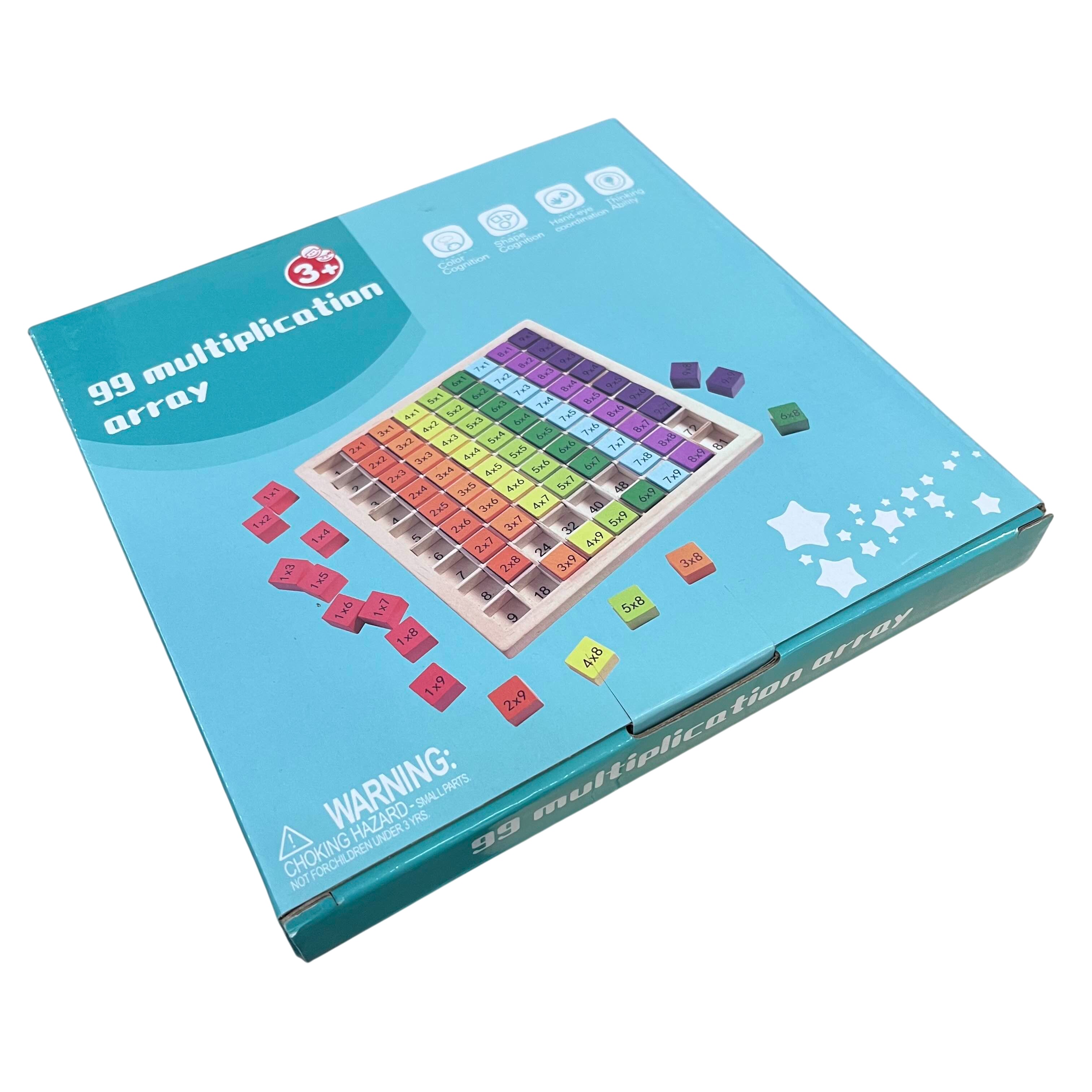 Gambar produk DZQ Mainan Anak Montessori Multiplication Puzzle Table Math - QWZ45