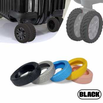 PEAKINBAGS Pelindung Roda Koper Silikon Luggage Cover Anti Slip 8 PCS - PB-8