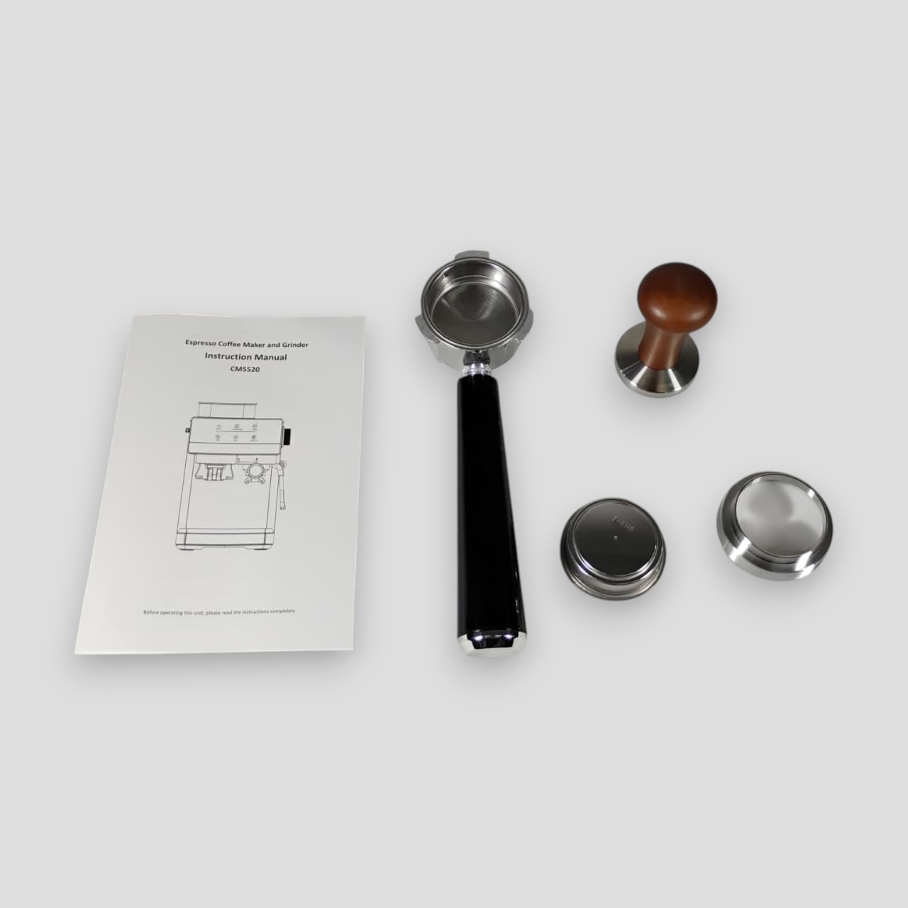 Trieste Mesin Kopi Espresso Coffee Maker Grinder Frothing 20 Bar 1350W - CM5520 Gambar produk Trieste Mesin Kopi Espresso Coffee Maker Grinder Frothing 20 Bar 1350W - CM5520