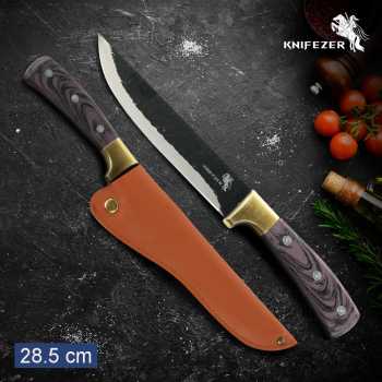 KNIFEZER Pisau Daging Tajam Stainless Steel 3Cr13 Forged Butcher Knife - LT328