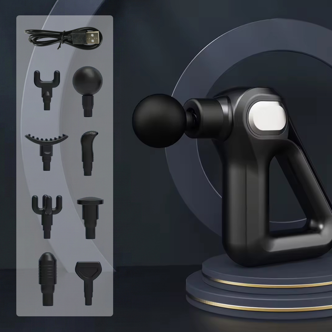 MUKASI Alat Pijat Elektrik Pundak Punggung Tangan Fascial Gun 2000 mAh - KH-750 Gambar produk MUKASI Alat Pijat Elektrik Pundak Punggung Tangan Fascial Gun 2000 mAh - KH-750