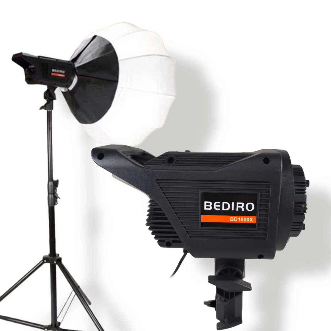 BEDIRO Lampu LED Studio Fill Light Dimmable 3in1 Softbox and Tripod - BD1800X Gambar produk BEDIRO Lampu LED Studio Fill Light Dimmable 3in1 Softbox and Tripod - BD1800X