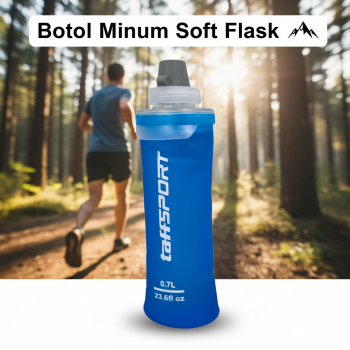 TaffSPORT Botol Minum Soft Flask Foldable Sport Water TPU - TS-80