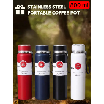 BOUTH Botol Minum Termos Air Panas Dingin Double Wall Stainless Steel - A1A5