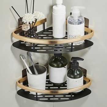 ETomey Rak Gantung Kamar Mandi Bathroom Organizer Double Layer - ET35