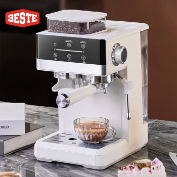 Trieste Mesin Kopi Espresso Coffee Maker Grinder Frothing 20 Bar 1350W - CM5520