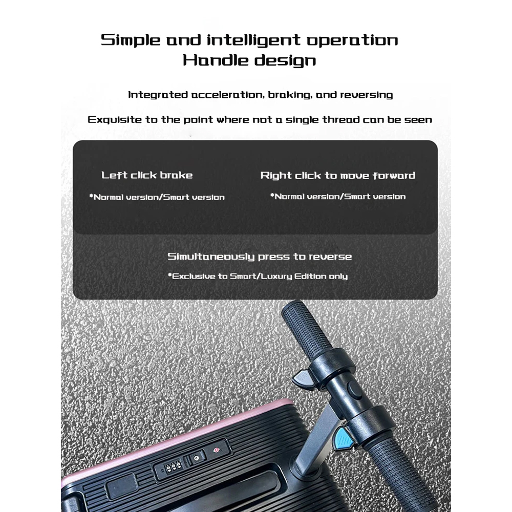 JATURUN Koper Skuter Elektrik Kabin Airwheel Style Luggage 20 Inch - SE70 Gambar produk JATURUN Koper Skuter Elektrik Kabin Airwheel Style Luggage 20 Inch - SE70