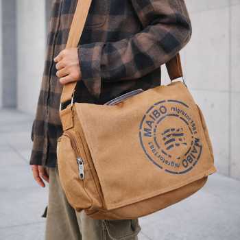 Maibo Manjianghong Tas Selempang Pria Messenger Bag Canvas Printing - 1124