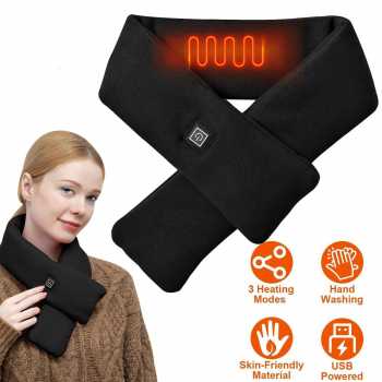 WARMIE Syal Pemanas Elektrik Smart Heating Scarf 3 Temperature USB - QQ-WJ