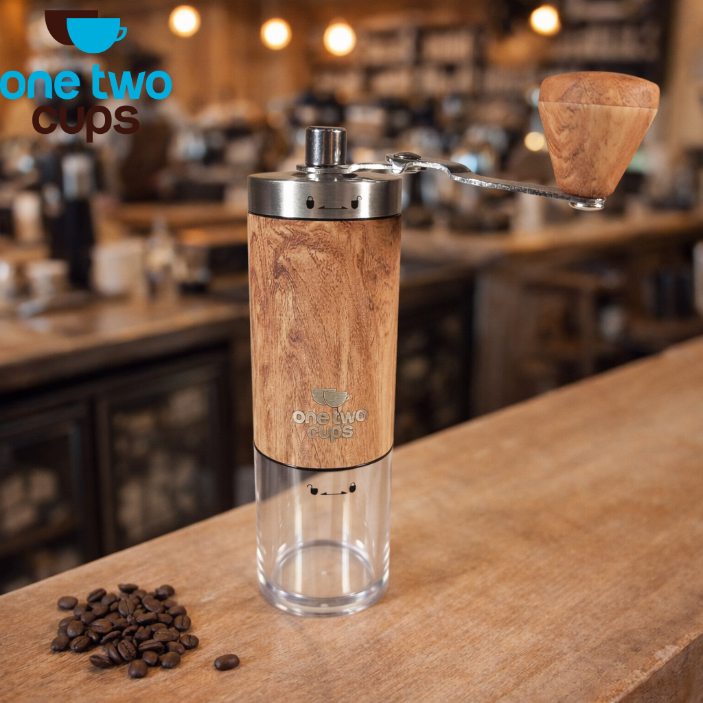 Gambar produk One Two Cups Alat Penggiling Kopi Manual Coffee Grinder Ceramic Core - 5011