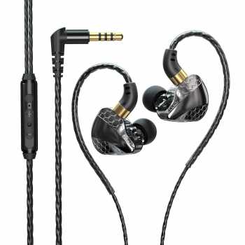WKZ Earphone In-Ear Subwoofer Gaming Computer Sports with Microphone - S18