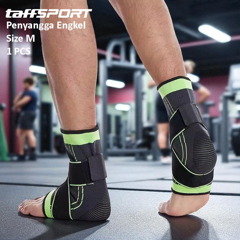 TaffSPORT Penyangga Engkel Sport Ankle Support Brace 1 PCS M - J6223 Gambar produk TaffSPORT Penyangga Engkel Sport Ankle Support Brace 1 PCS M - J6223