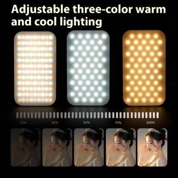 Gambar produk ANLAIKE Lampu Fill Light LED 3in1 Color 2500-9000K Dual Side 1200mAh - N13