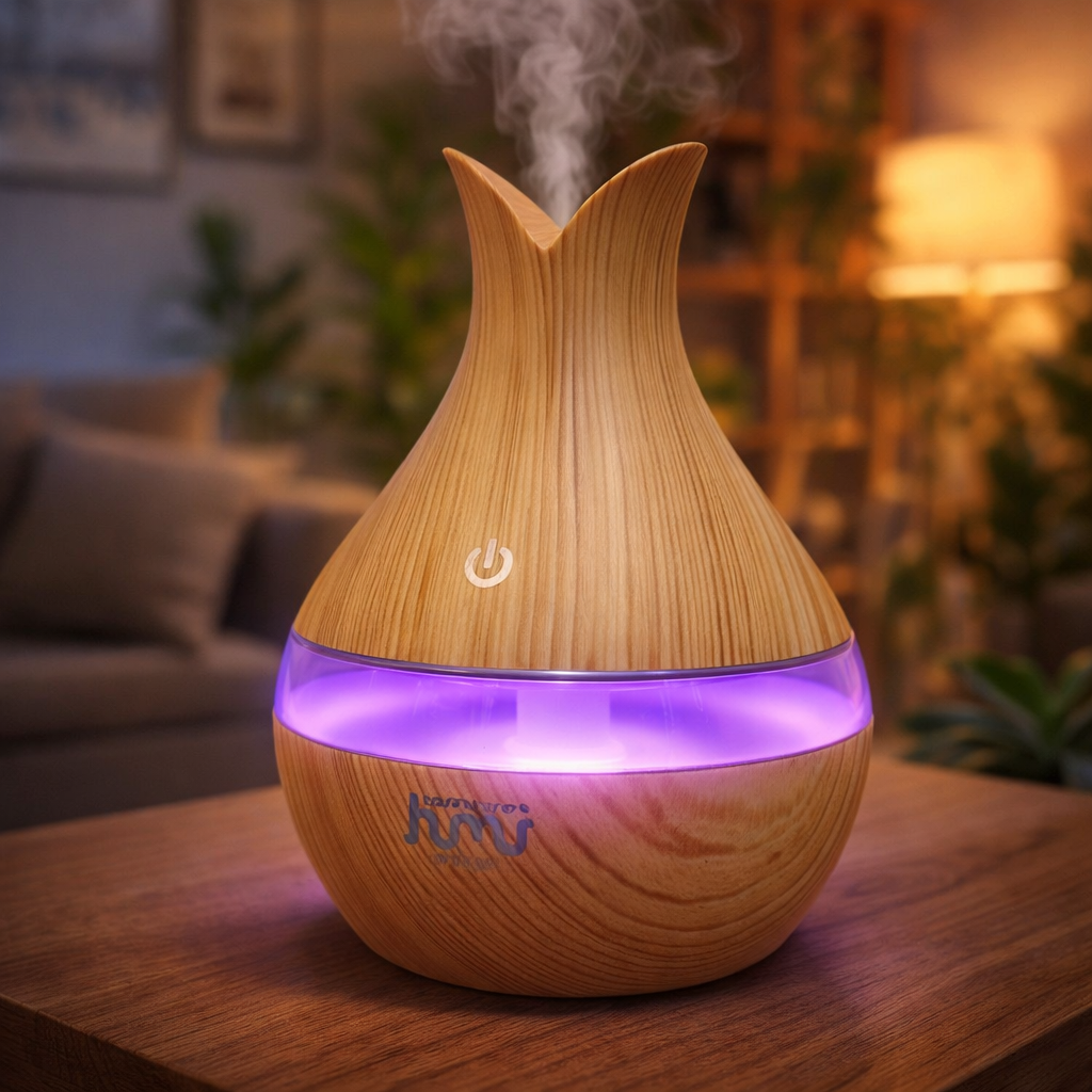 Taffware HUMI Air Humidifier Mini Ultrasonic Aroma Diffuser LED 300ml - YX-188 Gambar produk Taffware HUMI Air Humidifier Mini Ultrasonic Aroma Diffuser LED 300ml - YX-188