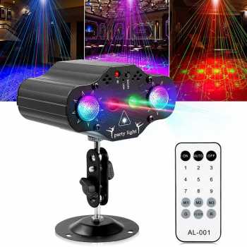 ALien Lampu Proyektor Disco Waterproof LED RGB 5V 10W with Remote - AL-001