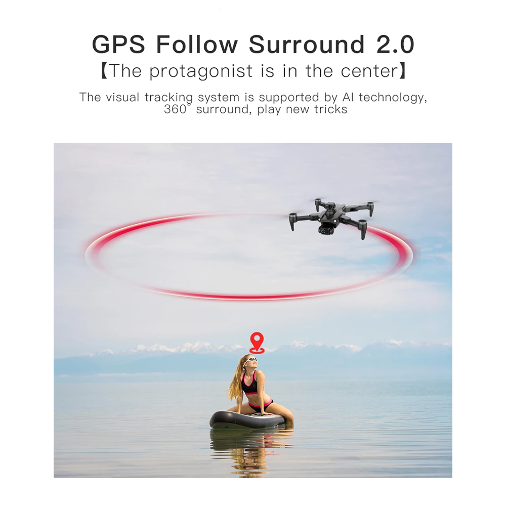 ZAYA Drone 4K HD ESC GPS 5G Transmission Obstacle Avoidance 2200mAh - L900 PRO Gambar produk ZAYA Drone 4K HD ESC GPS 5G Transmission Obstacle Avoidance 2200mAh - L900 PRO