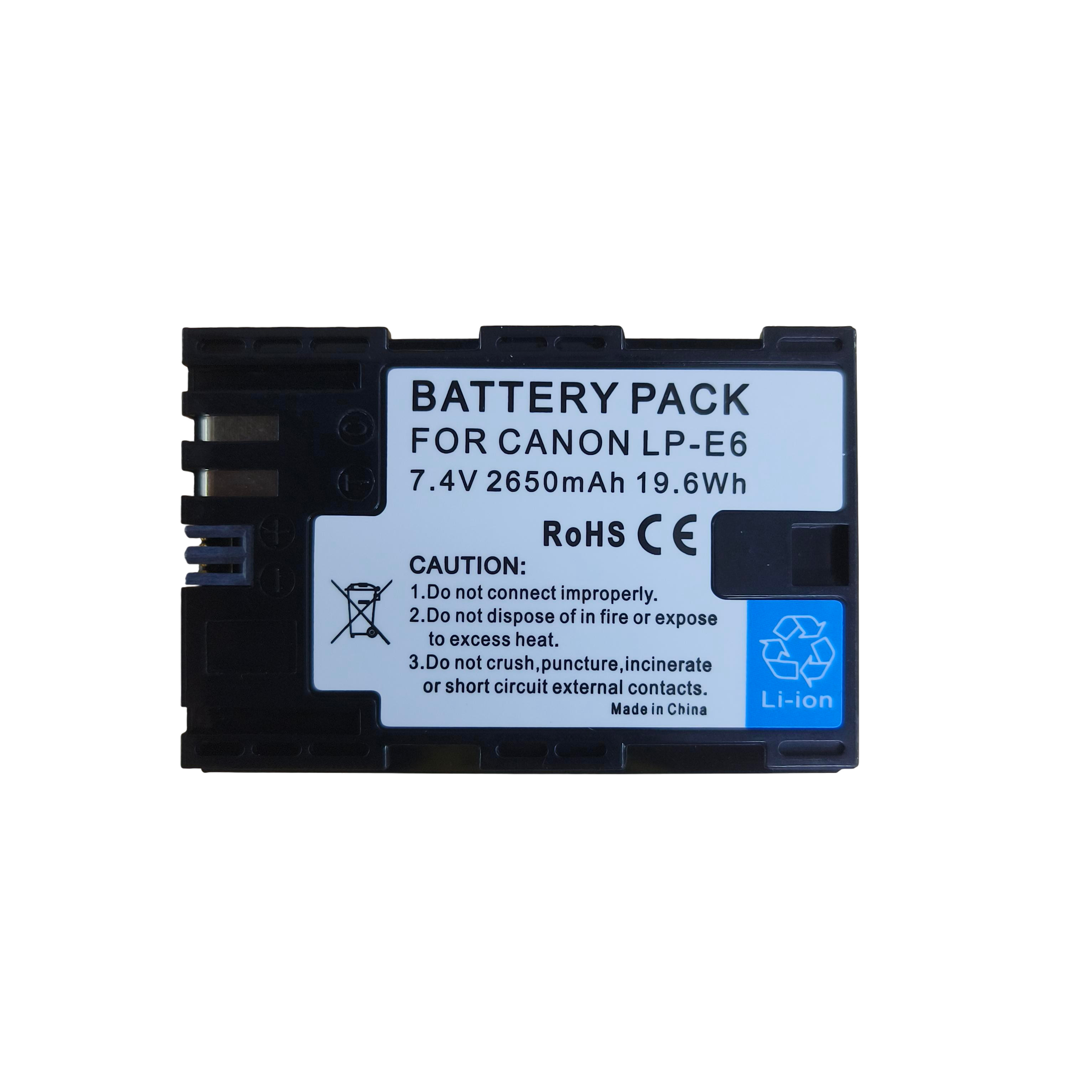 Baterai Kamera Replacemen Canon EOS 5D LP-E6/E6N 2650mAh (Replika 1:1) Gambar produk Baterai Kamera Replacemen Canon EOS 5D LP-E6/E6N 2650mAh (Replika 1:1)