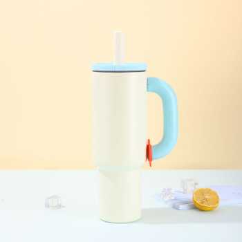 One Two Cups Botol Minum Tumbler Air Panas Dingin Handle Straw 1.2L - YS-1200