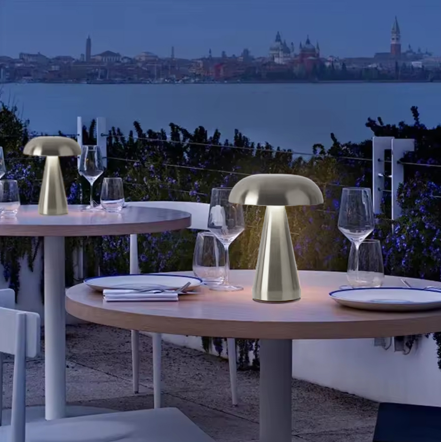 Gambar produk TaffLED Lampu Meja Hias Touch LED USB Rechargeable Tri Color 1800mAh - PR-12