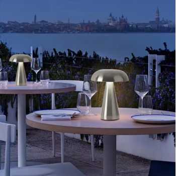 Gambar produk TaffLED Lampu Meja Hias Touch LED USB Rechargeable Tri Color 1800mAh - PR-12