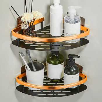ETomey Rak Gantung Kamar Mandi Bathroom Organizer Double Layer - ET35