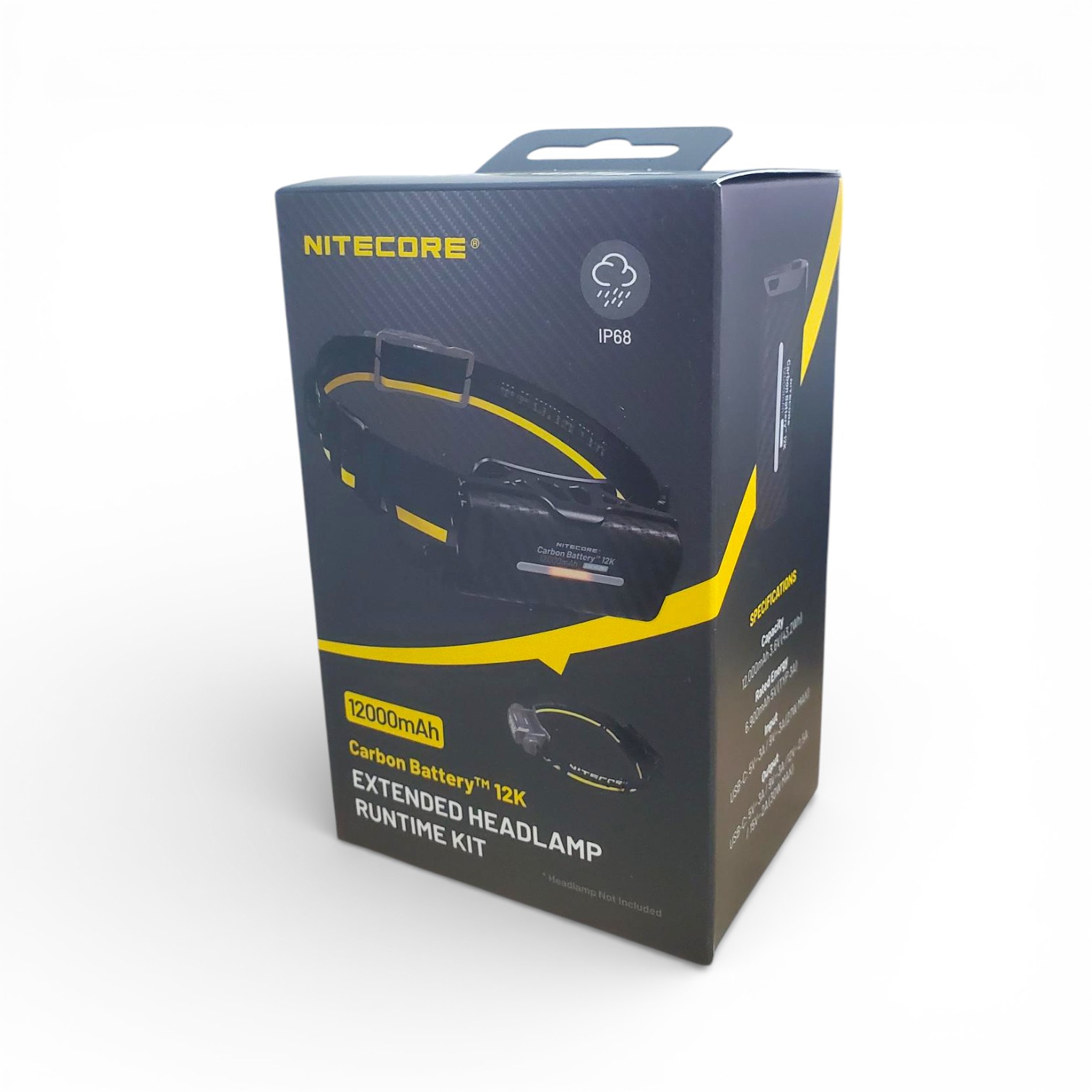 Gambar produk NITECORE Carbon Battery 12K Kit Baterai Headlamp NU45 NU53 12000mAh - CB12K