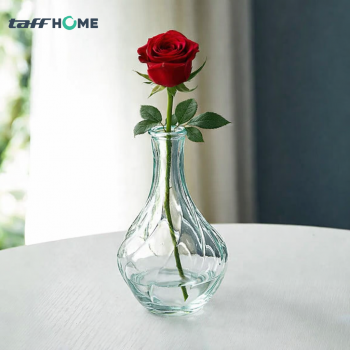 TaffHOME Vas Bunga Botol Kaca Estetik Multifungsi Big Belly Vase - FN-17