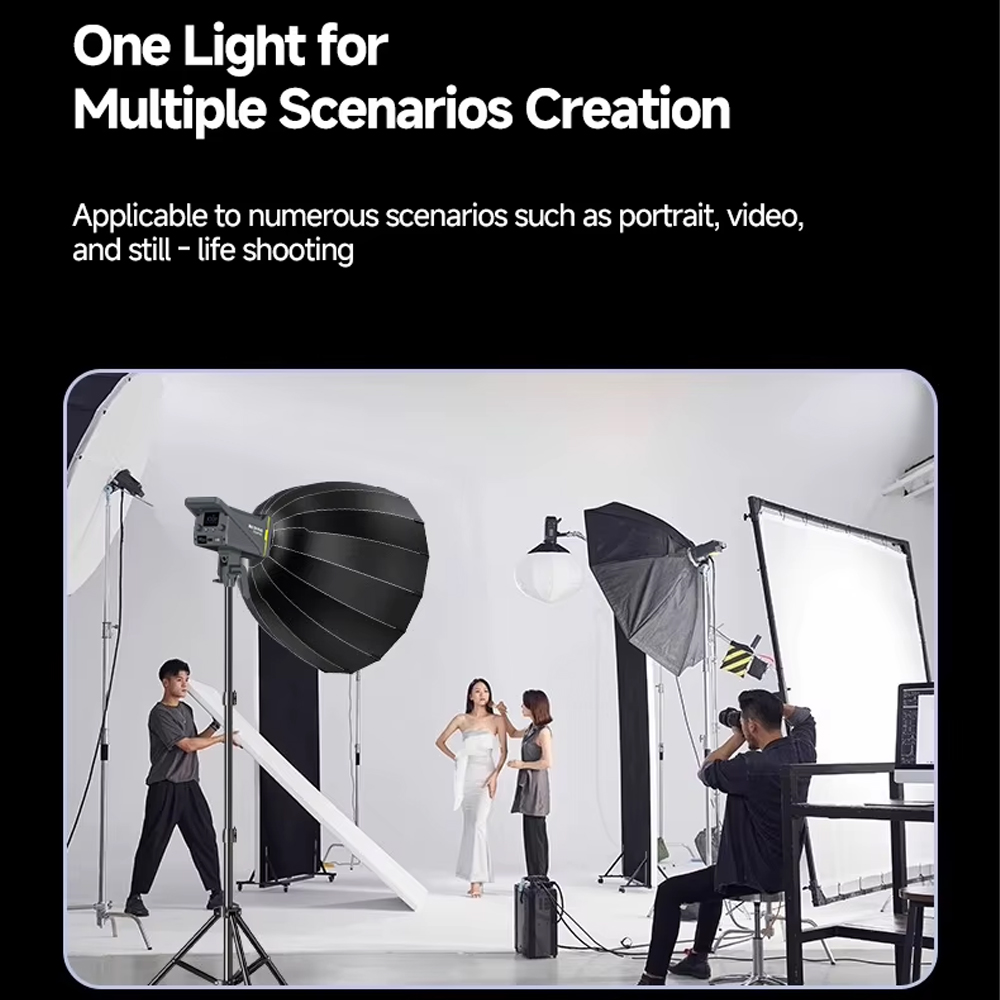 BEDIRO Lampu Studio LED Fill Light 3in1 Color Universal Mount 200W - T200 Pro Gambar produk BEDIRO Lampu Studio LED Fill Light 3in1 Color Universal Mount 200W - T200 Pro