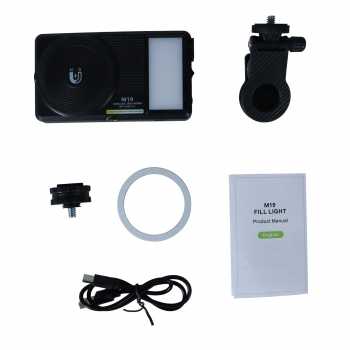 Gambar produk WINGEAR Lampu Fill Light LED 3in1 Color 2500-9000K Magnetic 3000mAh - M19