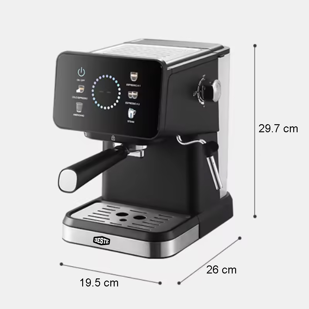 Trieste Mesin Kopi Espresso Coffee Maker Frothing 20 Bar 1050W - CM3171 Gambar produk Trieste Mesin Kopi Espresso Coffee Maker Frothing 20 Bar 1050W - CM3171