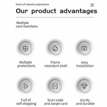 Gambar produk DUTRIEUX Charger Mobil Listrik EV Bluetooth WiFi APP Type 2 Female 32A 11kW 3 Phase - V55