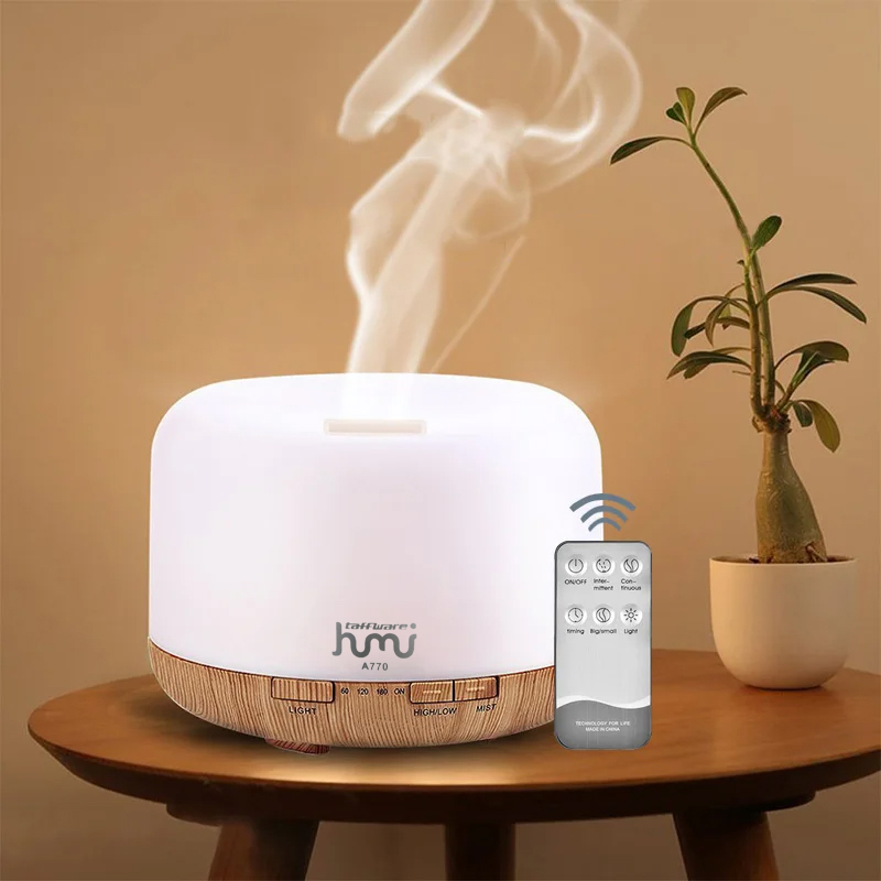 Taffware HUMI Air Humidifier Mini Ultrasonic Aroma Light 500ml Remote - A770 Gambar produk Taffware HUMI Air Humidifier Mini Ultrasonic Aroma Light 500ml Remote - A770