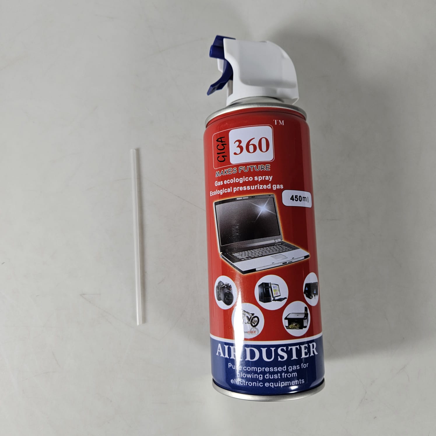 GIGA 360 Air Duster High Pressure Compressed Gas Semprotan Angin 450ml - GG3 Gambar produk GIGA 360 Air Duster High Pressure Compressed Gas Semprotan Angin 450ml - GG3