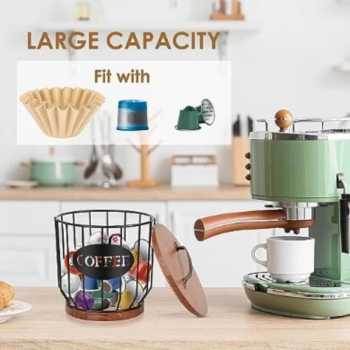WORMER Tempat Kertas Filter Kopi Coffee Capsule Storage Holder - C150