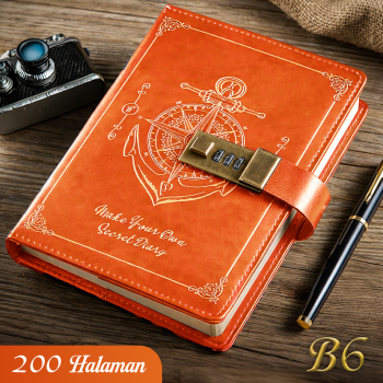 Pirates Buku Diary Notebook Catatan Jurnal B6 80GSM 200 Halaman - INU148