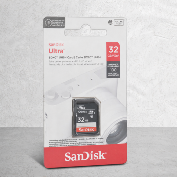 Gambar produk SanDisk Ultra SDHC UHS-I Class 10 SD Card (100MB/s) 16GB - SDSDUNS-GN3IN