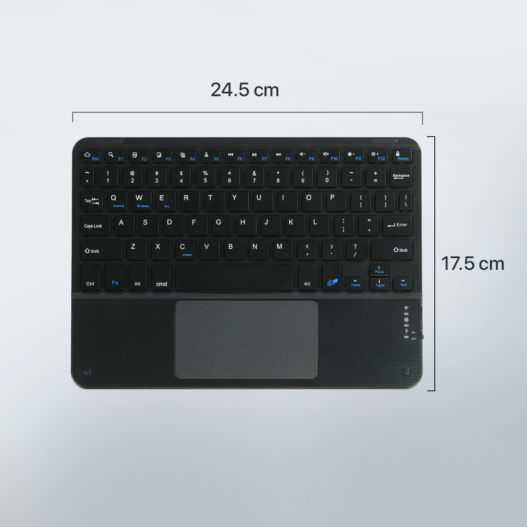 Windyoung Keyboard Wireless Mini Bluetooth Android iOS Rechargeable - WD21 Gambar produk Windyoung Keyboard Wireless Mini Bluetooth Android iOS Rechargeable - WD21